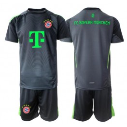 Bayern Munich Keeper Uit tenue Kids 2025-26 Korte Mouw (+ Korte broeken)