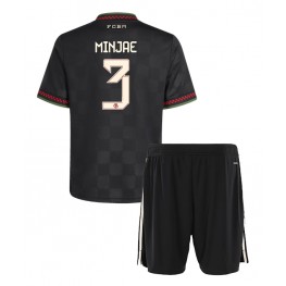 Bayern Munich Kim Min-jae #3 Derde tenue Kids 2025-26 Korte Mouw (+ Korte broeken)