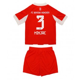 Bayern Munich Kim Min-jae #3 Thuis tenue Kids 2025-26 Korte Mouw (+ Korte broeken)