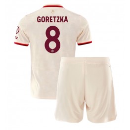 Bayern Munich Leon Goretzka #8 Derde tenue Kids 2024-25 Korte Mouw (+ Korte broeken)