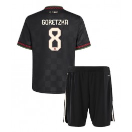 Bayern Munich Leon Goretzka #8 Derde tenue Kids 2025-26 Korte Mouw (+ Korte broeken)