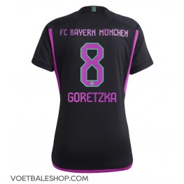 Bayern Munich Leon Goretzka #8 Uit tenue Dames 2023-24 Korte Mouw