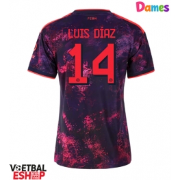 Bayern Munich Luis Diaz #14 Derde tenue Dames 2026-27 Korte Mouw