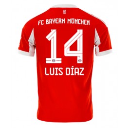 Bayern Munich Luis Diaz #14 Thuis tenue 2025-26 Korte Mouw