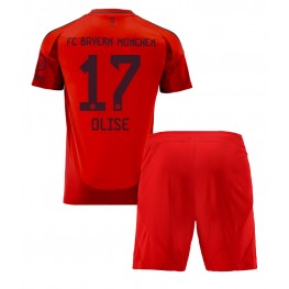 Bayern Munich Michael Olise #17 Thuis tenue Kids 2024-25 Korte Mouw (+ Korte broeken)