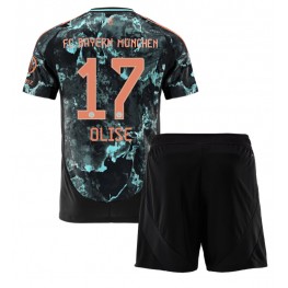 Bayern Munich Michael Olise #17 Uit tenue Kids 2024-25 Korte Mouw (+ Korte broeken)