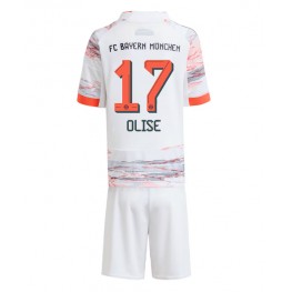 Bayern Munich Michael Olise #17 Uit tenue Kids 2025-26 Korte Mouw (+ Korte broeken)