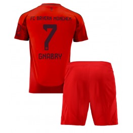 Bayern Munich Serge Gnabry #7 Thuis tenue Kids 2024-25 Korte Mouw (+ Korte broeken)