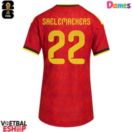 België Alexis Saelemaekers #22 Thuis tenue Dames WK 2026 Korte Mouw