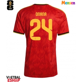 België Amadou Onana #24 Thuis tenue WK 2026 Korte Mouw