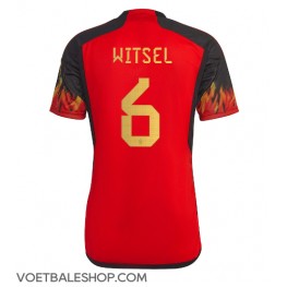 België Axel Witsel #6 Thuis tenue WK 2022 Korte Mouw
