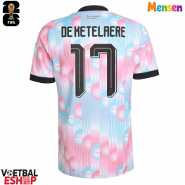 België Charles De Ketelaere #17 Uit tenue WK 2026 Korte Mouw