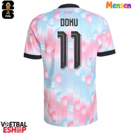 België Jeremy Doku #11 Uit tenue WK 2026 Korte Mouw