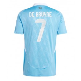 België Kevin De Bruyne #7 Uit tenue EK 2024 Korte Mouw