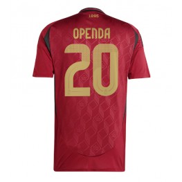 België Lois Openda #20 Thuis tenue EK 2024 Korte Mouw