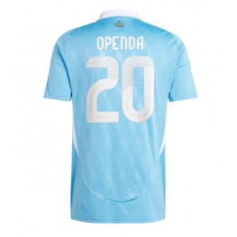 België Lois Openda #20 Uit tenue EK 2024 Korte Mouw
