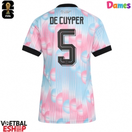 België Maxim De Cuyper #5 Uit tenue Dames WK 2026 Korte Mouw
