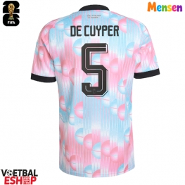 België Maxim De Cuyper #5 Uit tenue WK 2026 Korte Mouw