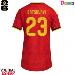 België Michy Batshuayi #23 Thuis tenue Dames WK 2026 Korte Mouw