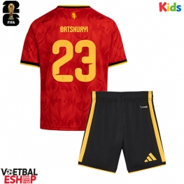 België Michy Batshuayi #23 Thuis tenue Kids WK 2026 Korte Mouw (+ Korte broeken)