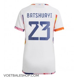 België Michy Batshuayi #23 Uit tenue Dames WK 2022 Korte Mouw