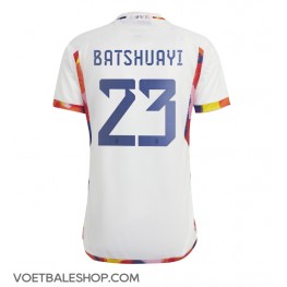 België Michy Batshuayi #23 Uit tenue WK 2022 Korte Mouw