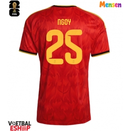België Nathan Ngoy #25 Thuis tenue WK 2026 Korte Mouw