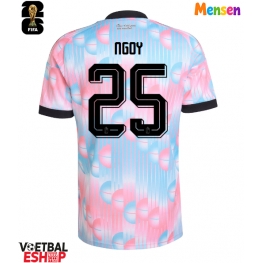 België Nathan Ngoy #25 Uit tenue WK 2026 Korte Mouw