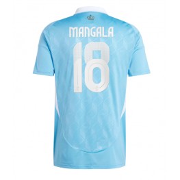 België Orel Mangala #18 Uit tenue EK 2024 Korte Mouw