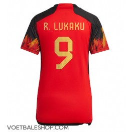 België Romelu Lukaku #9 Thuis tenue Dames WK 2022 Korte Mouw