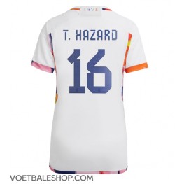 België Thorgan Hazard #16 Uit tenue Dames WK 2022 Korte Mouw