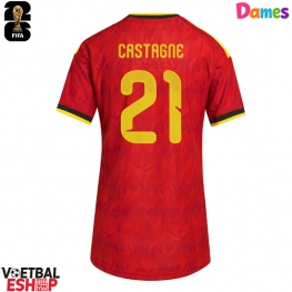 België Timothy Castagne #21 Thuis tenue Dames WK 2026 Korte Mouw