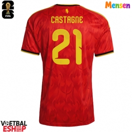 België Timothy Castagne #21 Thuis tenue WK 2026 Korte Mouw
