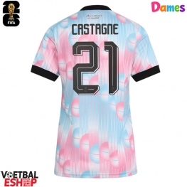 België Timothy Castagne #21 Uit tenue Dames WK 2026 Korte Mouw