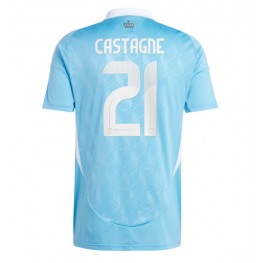 België Timothy Castagne #21 Uit tenue EK 2024 Korte Mouw