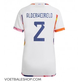 België Toby Alderweireld #2 Uit tenue Dames WK 2022 Korte Mouw