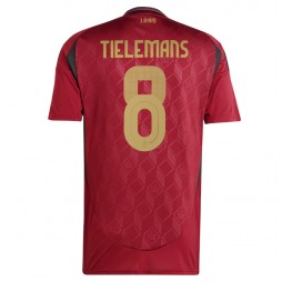 België Youri Tielemans #8 Thuis tenue EK 2024 Korte Mouw