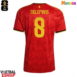 België Youri Tielemans #8 Thuis tenue WK 2026 Korte Mouw