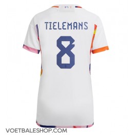 België Youri Tielemans #8 Uit tenue Dames WK 2022 Korte Mouw