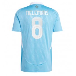 België Youri Tielemans #8 Uit tenue EK 2024 Korte Mouw