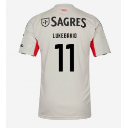 Benfica Dodi Lukebakio #11 Uit tenue 2025-26 Korte Mouw Benfica Dodi Lukebakio #11 Uit tenue 2025-26 Korte Mouw
