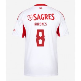 Benfica Fredrik Aursnes #8 Derde tenue 2025-26 Korte Mouw Benfica Fredrik Aursnes #8 Derde tenue 2025-26 Korte Mouw