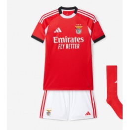 Benfica Thuis tenue Kids 2025-26 Korte Mouw (+ Korte broeken)