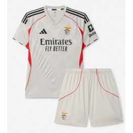 Benfica Uit tenue Kids 2025-26 Korte Mouw (+ Korte broeken)