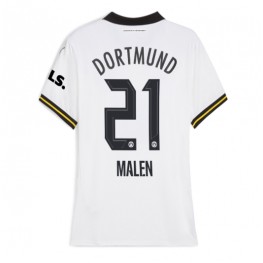 Borussia Dortmund Donyell Malen #21 Derde tenue Dames 2024-25 Korte Mouw