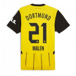 Borussia Dortmund Donyell Malen #21 Thuis tenue 2024-25 Korte Mouw