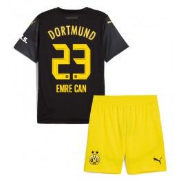 Borussia Dortmund Emre Can #23 Uit tenue Kids 2024-25 Korte Mouw (+ Korte broeken)