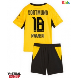 Borussia Dortmund Ethan Nwaneri #18 Thuis tenue Kids 2026-27 Korte Mouw (+ Korte broeken)