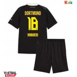 Borussia Dortmund Ethan Nwaneri #18 Uit tenue Kids 2026-27 Korte Mouw (+ Korte broeken)