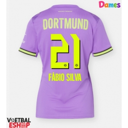 Borussia Dortmund Fabio Silva #21 Derde tenue Dames 2026-27 Korte Mouw